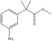 methyl 2-(3-aminophenyl)-2-methylpropanoate|METHYL 2-(3-AMINOPHENYL)-2-METHYLPROPANOATE