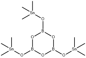 Boroxin,  tris[(trimethylstannyl)oxy]-  (9CI) Struktur