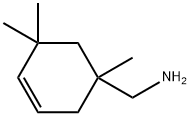 3-Cyclohexene-1-methanamine,  1,5,5-trimethyl- Struktur