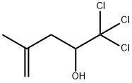 1,1,1-trichloro-4-methylpent-4-en-2-ol  Struktur