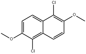 Naphthalene, 1,5-dichloro-2,6-dimethoxy- Struktur