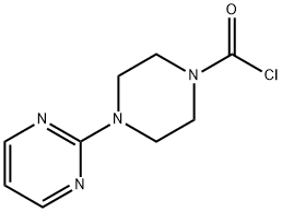 4-PYRIMIDIN-2-YL-PIPERAZINE-1-CARBONYL CHLORIDE Struktur