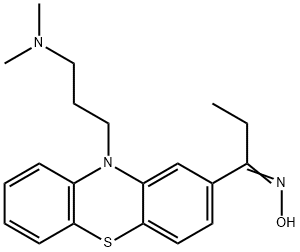 1-[10-[3-(Dimethylamino)propyl]-10H-phenothiazin-2-yl]-1-propanone oxime Struktur