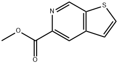 Methyl thieno[2,3-c]pyridine-5-carboxylate Struktur