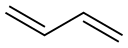 buta-1,3-diene Struktur