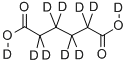 ADIPIC-D8 ACID-D2 Struktur