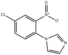 1-(4-CHLORO-2-NITRO-PHENYL)-1H-IMIDAZOLE Struktur