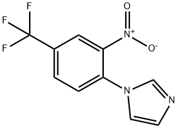 1-[2-nitro-4-(trifluoromethyl)phenyl]-1H-imidazole Struktur