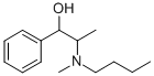 alpha-[1-(Butylmethylamino)ethyl]-benzyl alcohol Struktur