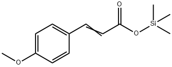 p-Methoxycinnamic acid trimethylsilyl ester Struktur