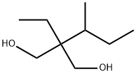 2-sec-butyl-2-ethylpropane-1,3-diol Struktur