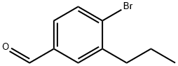 4-BROMO-3-PROPYLBENZALDEHYDE Struktur