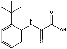 Acetic acid, 2-[[2-(1,1-diMethylethyl)phenyl]aMino]-2-oxo- Struktur