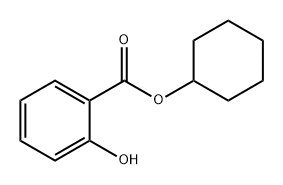 Benzoicacid,2-hydroxy-,cyclohexylester Struktur