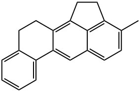 1,2,11,12-Tetrahydro-3-methylbenz[j]aceanthrylene Struktur