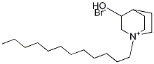 1-Dodecyl-3-hydroxyquinuclidinium bromide Struktur