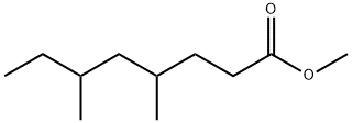 [4S,6S,(+)]-4,6-Dimethyloctanoic acid methyl ester Struktur