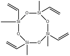 2,4,6,8-Tetravinyl-2,4,6,8-tetramethylcyclotetrasiloxane  Struktur