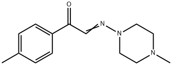 4'-Methyl-α-[(4-methyl-1-piperazinyl)imino]acetophenone Struktur