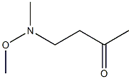 2-Butanone, 4-(methoxymethylamino)- (9CI) Struktur