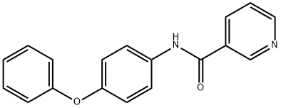 N-(4-phenoxyphenyl)nicotinamide Struktur