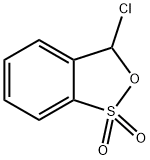 3-CHLORO-3H-2,1-BENZOXATHIOLE-1,1-DIOXIDE Struktur