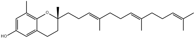 tocotrienol, delta Struktur