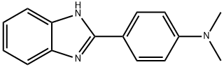 2-(P-N,N-DIMETHYLAMINOPHENYL)-1H-BENZOIMIDAZOLE Struktur