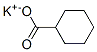 potassium cyclohexanecarboxylate Struktur