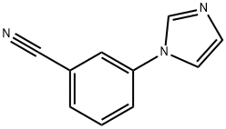 3-(1H-IMIDAZOL-1-YL)BENZONITRILE Struktur