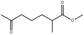 2-METHYL-6-OXO-HEPTANOIC ACID METHYL ESTER Struktur