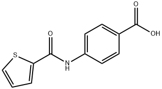 4-[(THIEN-2-YLCARBONYL)AMINO]BENZOIC ACID Struktur