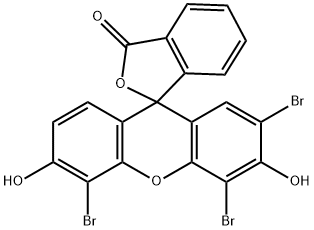 Spiroisobenzofuran-1(3H),9-9Hxanthen-3-one, 2,4,5-tribromo-3,6-dihydroxy- Struktur