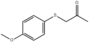 2-PROPANONE, 1-[(4-METHOXYPHENYL)THIO]- Struktur