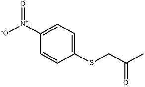 1-[(p-Nitrophenyl)thio]-2-propanone Struktur