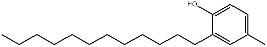 4-N-DODECYL-O-CRESOL Struktur