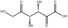 2,5-dioxo-D-gluconic acid Struktur