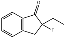 1H-Inden-1-one,  2-ethyl-2-fluoro-2,3-dihydro- Struktur