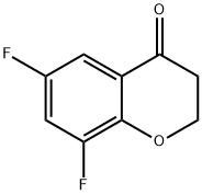 6,8-Difluorochroman-4-one Struktur