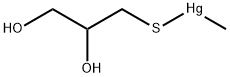 Methylmercury 2,3-dihydroxypropylmercaptide Struktur