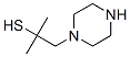 1-Piperazineethanethiol,-alpha-,-alpha--dimethyl-(9CI) Struktur