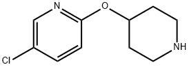 2-(PIPERIDIN-4-YL-OXY)-5-CHLOROPYRIDINE Struktur