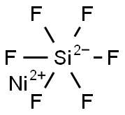 Nickel hexafluorosilicate Struktur