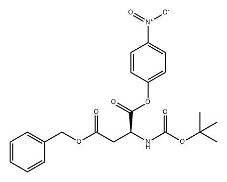 BOC-ASP(OBZL)-ONP Structure