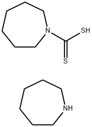 六甲烯二硫代]氨基甲酸 六甲基銨鹽 結構式