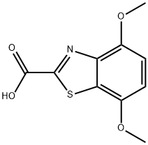 4,7-DIMETHOXY-2-BENZOTHIAZOLECARBOXYLIC ACID Struktur