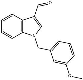 1-(3-METHOXYBENZYL)-1H-INDOLE-3-CARBALDEHYDE Struktur