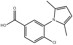 4-chloro-3-(2,5-dimethyl-1H-pyrrol-1-yl)benzoic acid price.