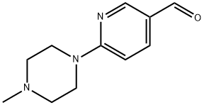 6-(4-Methyl-1-piperazinyl)-3-pyridinecarboxaldehyde Struktur