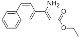 3-AMINO-3-(2-NAPHTHALENYL)-2-PROPENOIC ACID ETHYL ESTER Struktur